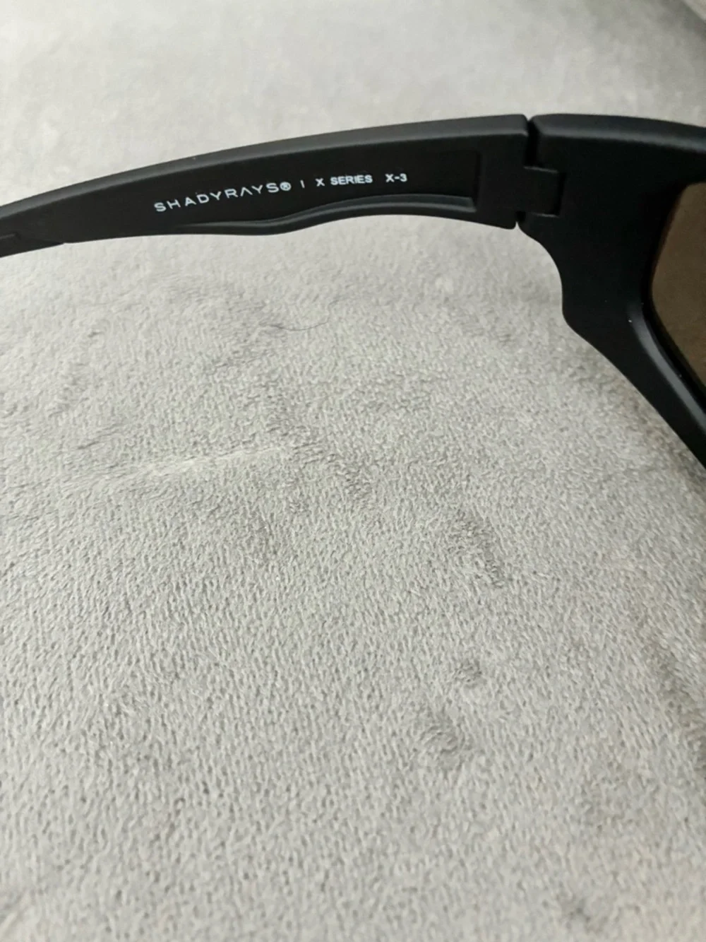 Shady Rays X Series Aviator Sunglasses - Black with Blue Glacier Lenses